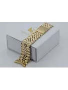 14k 585 Goldarmband für Rolex Herrenuhr mbw019yo