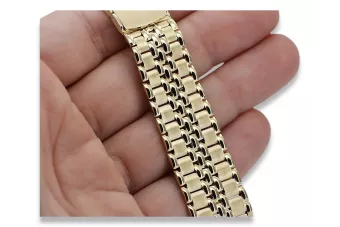 14k 585 aukso apyrankė vyro laikrodžiui Rolex mbw019yo