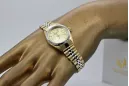 Gold men's watch Geneve ★ zlotychlopak.pl ★ Gold purity 585 333 Low Price!