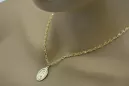 ميدالية الله الذهبية مع سلسلة 14k 585 خط pm006y&cc076y