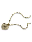 Pendentif pendentif ★ en or zlotychlopak.pl ★ Poinçon en or 585 333 petit prix