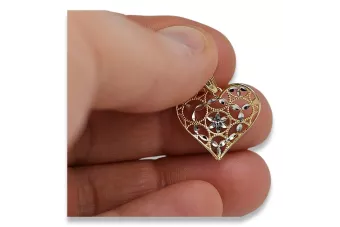 Златна висулка ★ zlotychlopak.pl ★ Златна проба 585 333 ниска цена