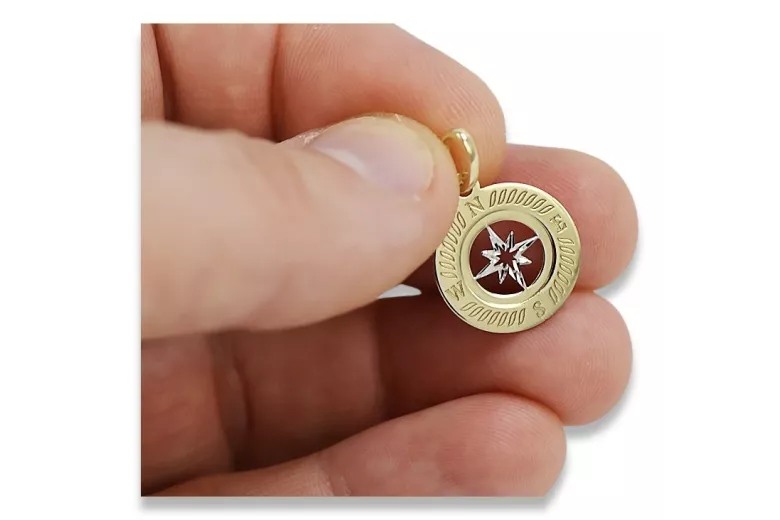 Pendentif pendentif ★ en or zlotychlopak.pl ★ Poinçon en or 585 333 petit prix