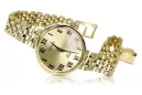 копія чудового жіночого годинника Geneve Lw011y із 14-каратного золота