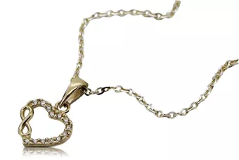 Золотой кулон ★ https://zlotychlopak.pl/ru/ ★ Золотое клеймо 585 333 низкая цена