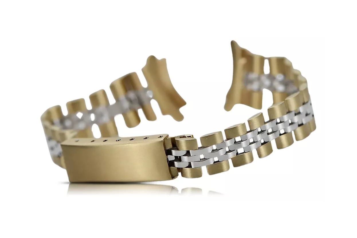 Gelbe Roségold Armband ★ russiangold.com ★ Gold 585 333 Niedriger Preis