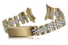 Yellow white 14k 585 gold Lady watch bracelet to Rolex lbw010yw