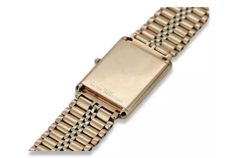 Prześliczny zegarek męski Geneve z różowego złota mw069rw