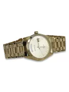 Prześliczny złoty zegarek damski 14k 585 Geneve mw013ydg&mbw006yo-f
