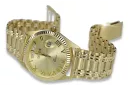 Gold men's watch Geneve ★ zlotychlopak.pl ★ Gold purity 585 333 Low Price!