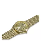 Gold men's watch Geneve ★ zlotychlopak.pl ★ Gold purity 585 333 Low Price!