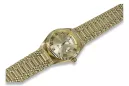 Gold men's watch Geneve ★ zlotychlopak.pl ★ Gold purity 585 333 Low Price!