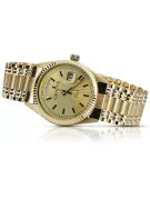 Prześliczny złoty zegarek damski 14k 585 Geneve mw013ydy&mbw006yo-f