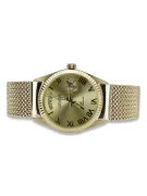 Gold men's watch Geneve ★ zlotychlopak.pl ★ Gold purity 585 333 Low Price!