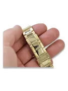 Gold Men's Watch Geneve ★ Zlotychlopak.pl ★ Puritate de aur 585 333 Preț scăzut!