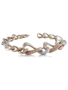 Pink rose 14k gold 585 Lady Fantazy bracelet cb068rw