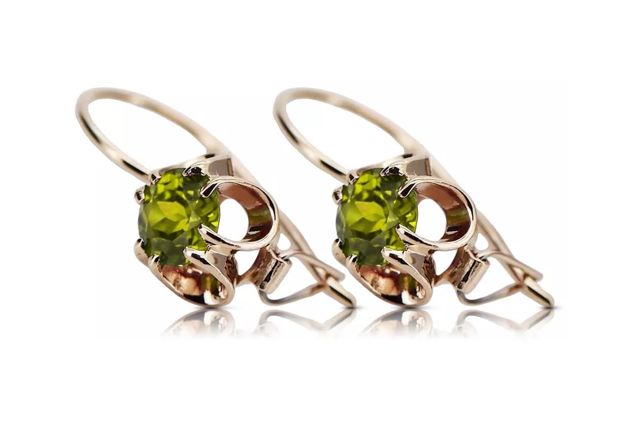 Pomme Earrings - apple green peridot handmade gemstone drop earrings –  Foamy Wader