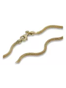 Итальянское желтое золото Новый веревочный шнур браслет пустой cb075y