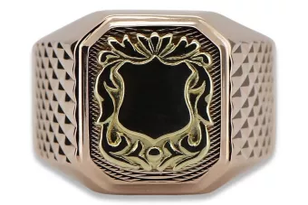 Russisches Rosé-Sovier-Gold-Vintage-Siegel mit Sichel und Hammer