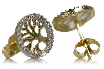 Gold earrings ★ zlotychlopak.pl ★ Gold sample 585 333 Low price!
