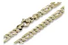 Vintage rose Italian yellow gold chain cc023y
