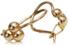Vintage rose pink 14k 585 gold  Vintage ball earrings ven198