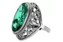 Russische sowjetische Rose 14k 585 Gold Alexandrit Rubin Smaragd Saphir Zirkon Ring vrc014
