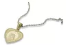copy of 14k gold Mother of God medallion & Snake chain pm005y&cc080y