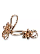 Vintage rose gold earrings ven267