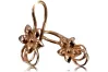 Vintage rose gold earrings ven267