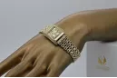 This is a 14K Geneva, Italian, zircon, gold watch