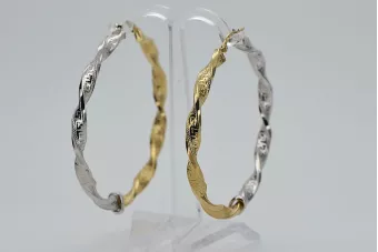 Gold earrings ★ zlotychlopak.pl ★ Gold sample 585 333 Low price!