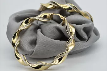 Pendientes de oro ★ https://zlotychlopak.pl/es/ ★ Muestra de oro 585 333 ¡Precio bajo!