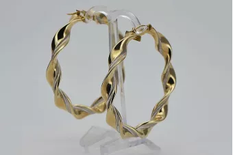 Gold earrings ★ zlotychlopak.pl ★ Gold sample 585 333 Low price!