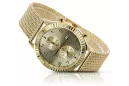 Žmonės auksinis laikrodis su unisex apyranka 14k 585 Geneve mw007y&mbw014y-f