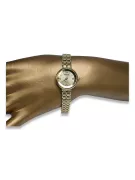 Prześliczny 14k 585 złoty damski zegarek Geneve lw083y