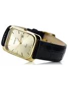 Gold men's watch Geneve ★ zlotychlopak.pl ★ Gold purity 585 333 Low Price!