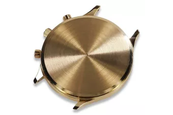 Złoty zegarek męski 14k 585 z czerwonego różowego złota Geneve mw007rdy