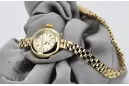 Amarillo 14k oro 585 señora reloj Geveve lw084y