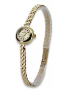 Jaune or 14 carats 585 lady Geveve montre lw084y