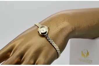 Amarillo 14k oro 585 señora reloj Geveve lw084y