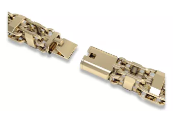 Lanţ bizantin de aur galben de 14 carate russiangold.com ★ Aur 585 333 Preţ scăzut