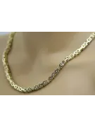 Złoty łańcuszek królewski bizantyjski 14k 585 pełny