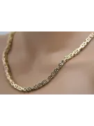 Złoty łańcuszek królewski bizantyjski 14k 585 pełny