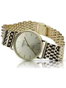 Gold men's watch Geneve ★ zlotychlopak.pl ★ Gold purity 585 333 Low Price!