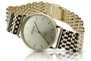 Gold men's watch Geneve ★ zlotychlopak.pl ★ Gold purity 585 333 Low Price!