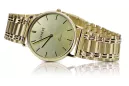 Gold men's watch Geneve ★ zlotychlopak.pl ★ Gold purity 585 333 Low Price!