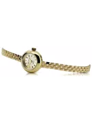 Jaune or 14 carats 585 lady Geveve montre lw084y