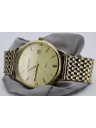 Gold men's watch Geneve ★ zlotychlopak.pl ★ Gold purity 585 333 Low Price!