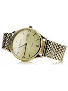 Gold men's watch Geneve ★ zlotychlopak.pl ★ Gold purity 585 333 Low Price!